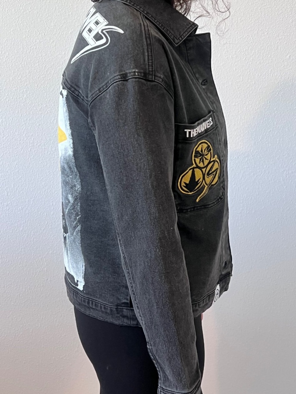 Marvel “The Marvels” Black Denim Jacket – XS - Picture 12 of 13